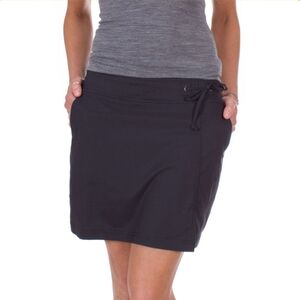 Royal Robbins Womens Black Jammer Skort Pockets Performance Elastic Waist. Sz-M